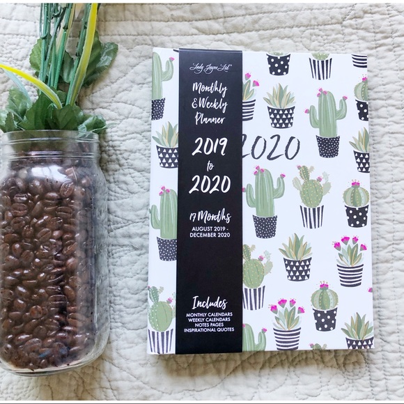 Urban Outfitters Other - Baby Blue & Succulent 2019-2020 Planner